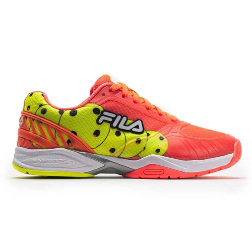 Fila Volley Zone Fiery Coral/White/Safety Yellow 12 B (M)