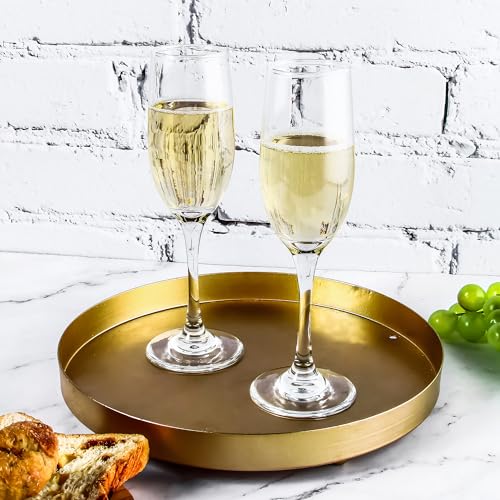 YANGNAY Champagne Glasses, Champagne Flute Glass Set of 12, Clear Champagne Flutes for Party, Home, Restaurant Use, 6 oz C...