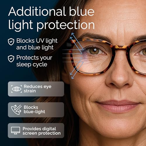 CCVOO 2.5 Reading Glasses for Women, Eye glasses, Blue Light Readers for Women, Cheaters