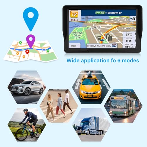 GPS Navigator for Car Truck RV, 9-Inch HD Touchscreen GPS for Car with 2026 Maps Free Lifetime Updates, Voice Turn-by-Turn...
