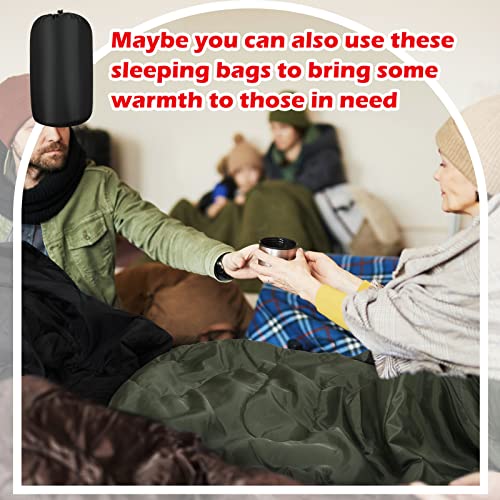 Mixweer 20 Pack Camping Sleeping Bulk 4 Season Cold Weather Sleeping Bag Waterproof Lightweight Compact Sleeping Bag for B...