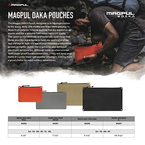 Magpul DAKA Pouch Zippered Tactical Range Tool and Gear Bag