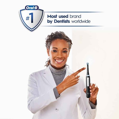 Oral-B iO3 Electric Toothbrush (1) with (1) Ultimate Clean Brush Head and (1) Charger, Black