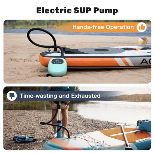 dwndpump Electric Air Pump for SUPs, Mini Bike Air Pump