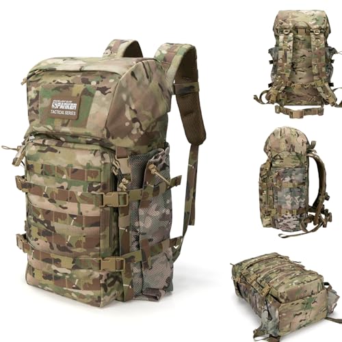 EXCELLENT ELITE SPANKER 40L Camping Hiking Backpack for Men and Women Tactical Military Backpack Large Rucksack Assault Pa...
