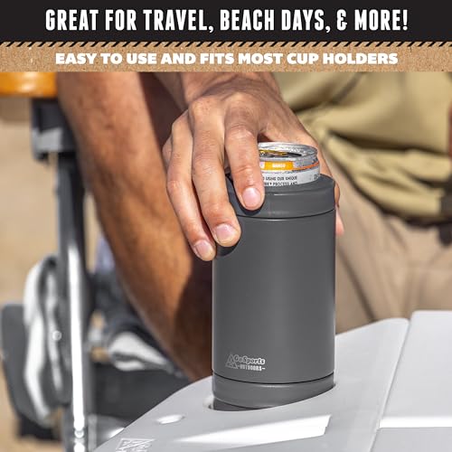 DUALIE 3 in 1 Insulated Can Cooler - 15+ Colors - Universal Size for 12 oz Cans, Slim Cans, and Bottles