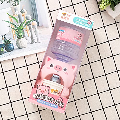 BM Kid Cold Water Dispenser Small Frog Piggy Shape Mini Drinks Dispenser with Tank,Desktop Water Dispenser Toy Desktop Dri...