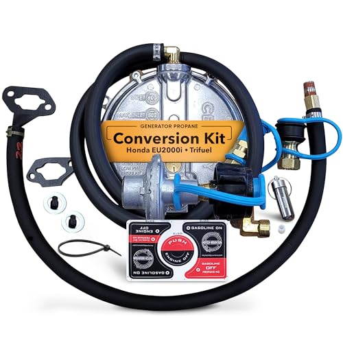 Hutch Mountain Generator Propane Conversion Kit Honda EU2000i - Tri-Fuel Conversion for Propane, Gasoline & Natural Gas - ...