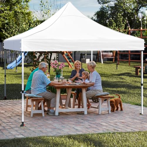 10x10 Canopy Replacement Top, 500D Heavy Duty Waterproof Canopy Replacement Top for Straight Leg Frame, Pop Up Canopy Tent...