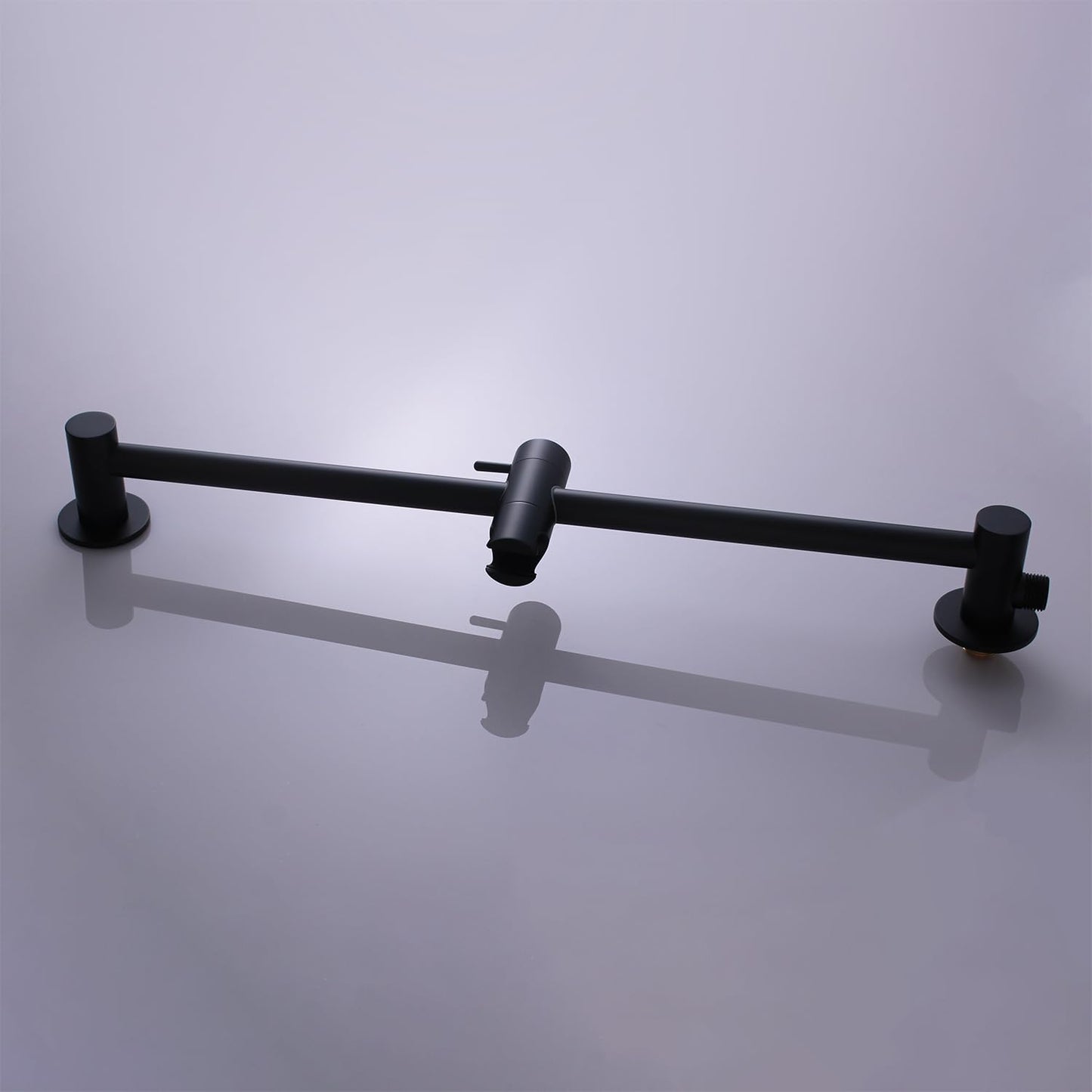 HONGTONGSOWER Shower Faucet Set Matte Black Shower System Temperature Display Diverter Shower Valve and 2 in 1 Handheld with Slide Bar, 12 Inch Ceiling Shower Head with 8 Inch Wall Mount Shower Head