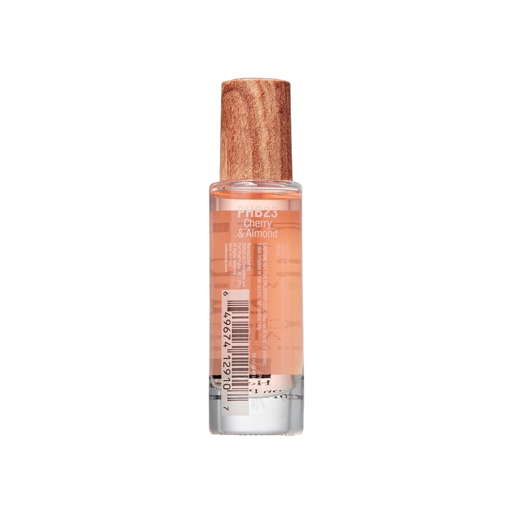 EL:KISS Roll On Perfume, Cherry & Almond Inspired by Tom F Lost Cherry Eau de Parfum 12mL (.40 Fl Oz), Hydrating & Long-Lasting, Alcohol-Free & Mineral Oil-Free, With Jojoba, Argan & Coconut Oil
