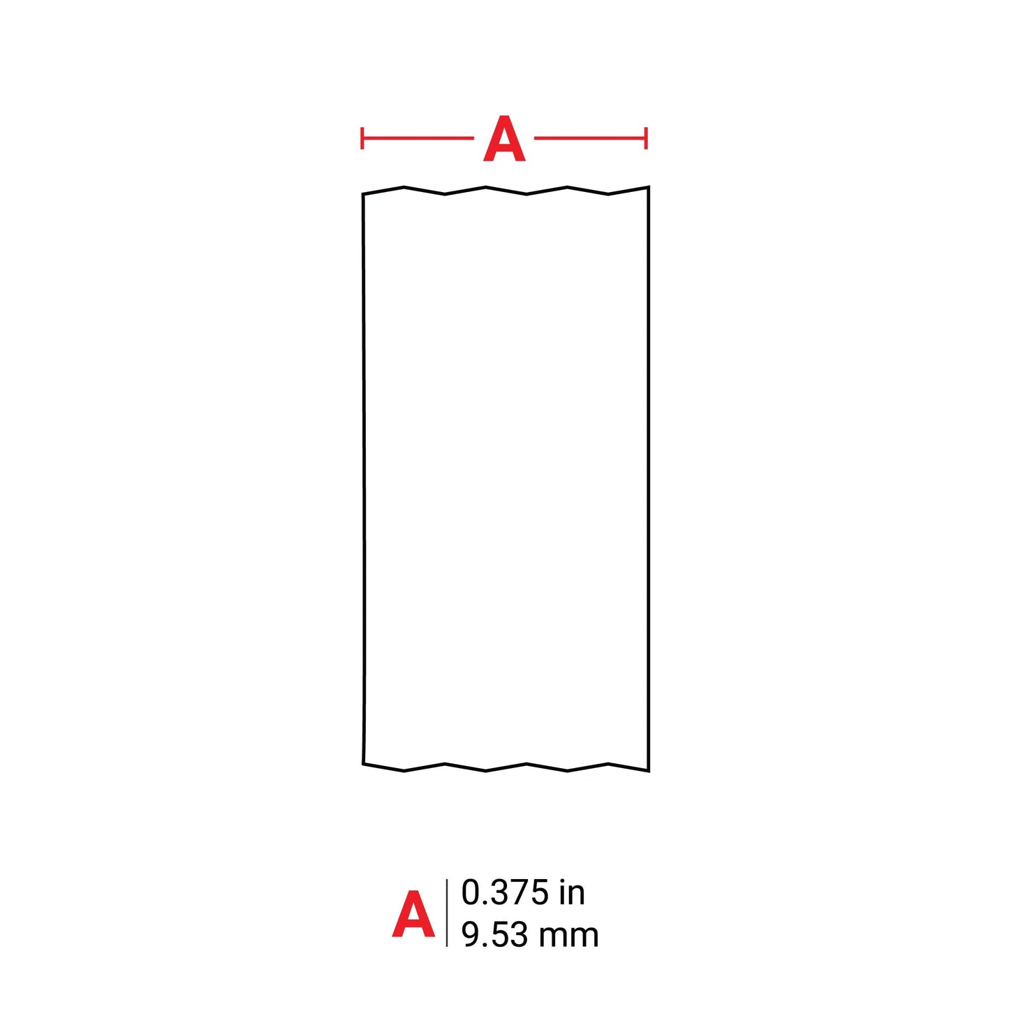 Brady Authentic (M21-375-499) Multi-Purpose Nylon Label for General ID, Wire Marking, and Lab Labeling, Black on White- For M210, M210-LAB, M211, BMP21-PLUS and BMP21-LAB Printers, .375" W, 16' L