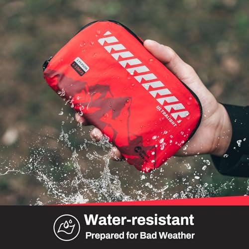 RHINO RESCUE Small First Aid Kit Ultralight Water-Resistent Medical Kit for Hiking, Backpacking, Cycling, Travel, Vehicles