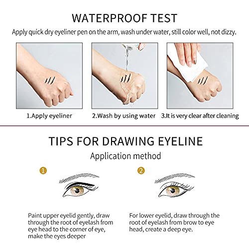 Kaely 12Pcs Glitter Gel Eyeliner Pencil Set for Women, Color Eye Liner Waterproof Smudge Proof with Sharpener, High Pigmen...