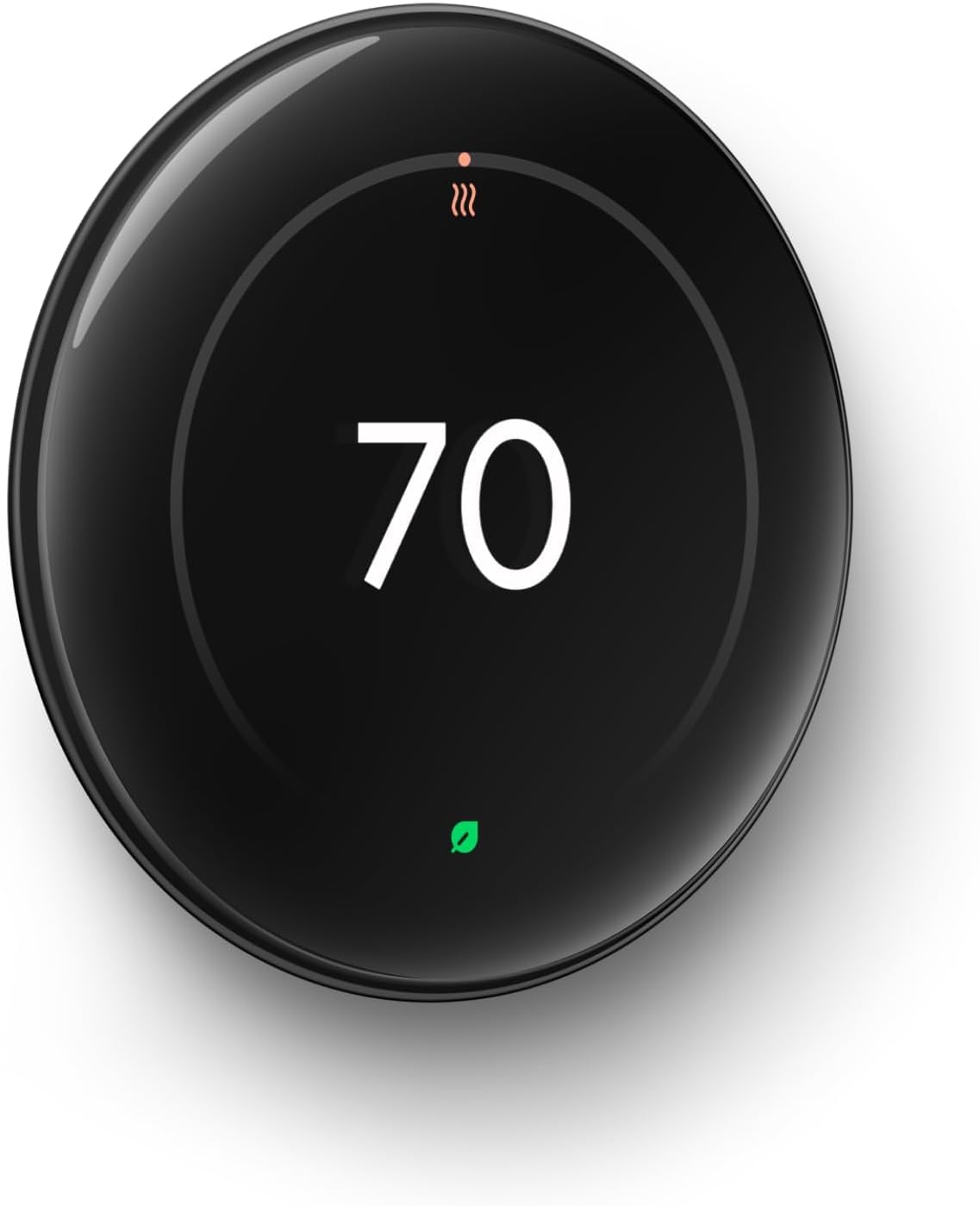 Google Nest Learning Thermostat (4th Gen, 2024) with Nest Temperature Sensor, Energy Saving Smart Thermostat, Compatible with Alexa, Apple HomeKit & Google Home App, Non-Retail Packaging, Obsidian