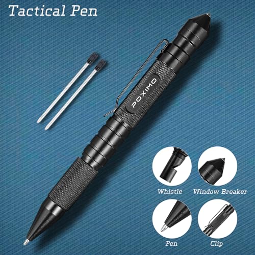 Multitool Gift Set for Men Dad Him, 3-in-1 EDC Survival Kit with 14 in1 Multi-Pliers, Pocket Knife & Tactical Pen | Premiu...