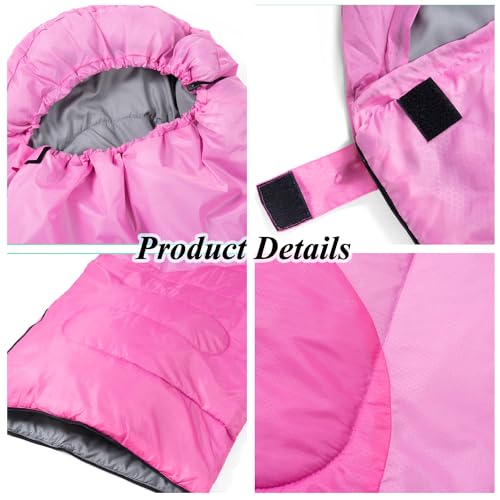 Sleeping Bag - 3 Seasons for Adults Kids Boys Girls Camping Hiking - Warm Cold Weather Lightweight Portable with Compressi...