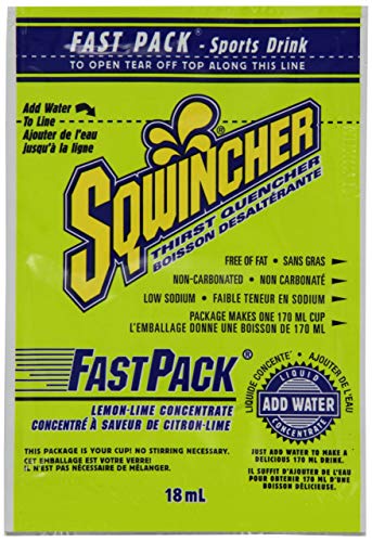 Sqwincher Fast Pack Liquid Concentrate | Lemon-Lime Flavored | Low Calorie | Low Sodium | Electrolyte Replenishment Hydrat...