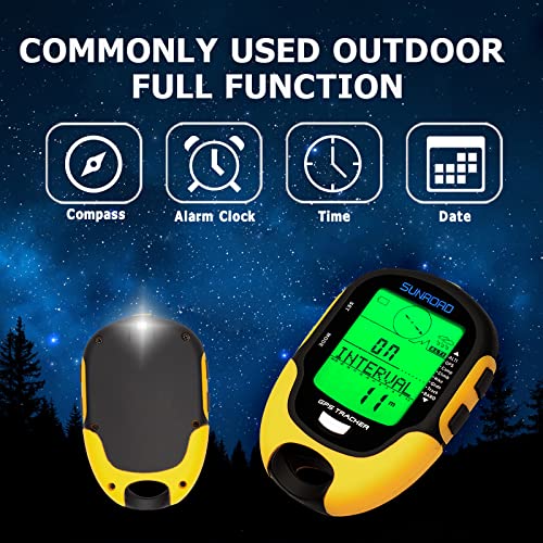 Altimeter GPS Digital Waterproof Outdoor Altitude Pre-Warning Remind Compass Stopwatch Sports -Barometer Weather Forcast P...