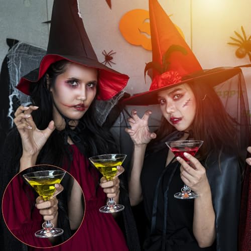 Kzikbxh12 Pcs Spooky Wine Glass Charms, Themed Stemware Markers and Drink Identifiers for Party Favors, Ghost Pumpkin Bat ...