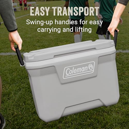 Coleman Classic Series Insulated Portable Cooler, Leak-Resistant Outdoor Hard Cooler Keeps Ice up to 5 Days, 52/70/120/150...