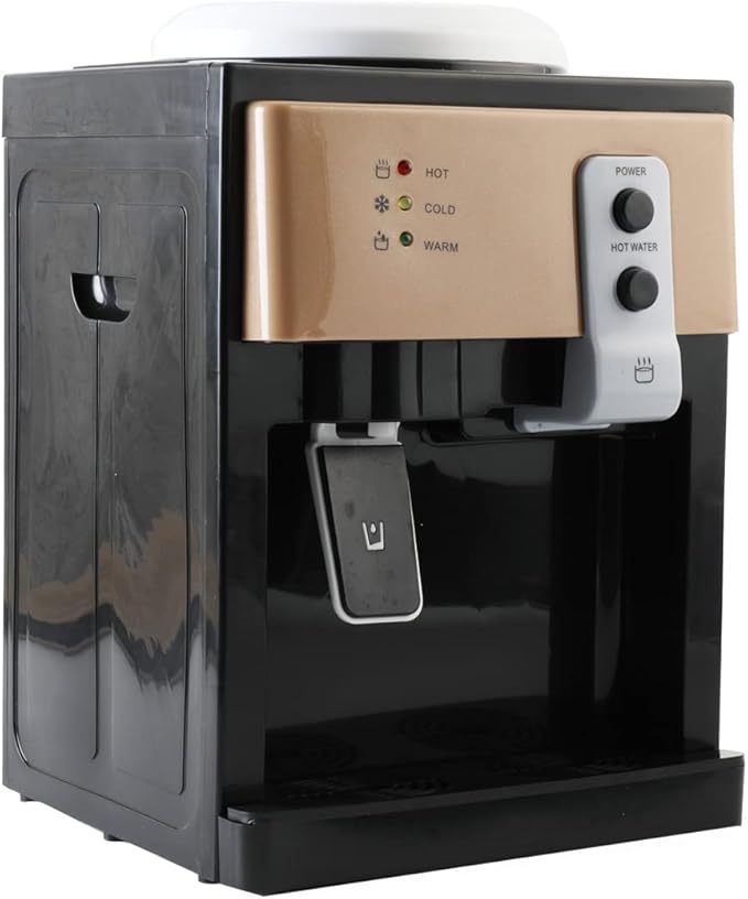 EWANYO Top Loading Water Dispenser Countertop Water Cooler Dispenser- Hot & Cold Water Dispenser, Holds 1.2 to 5 Gallon Bo...