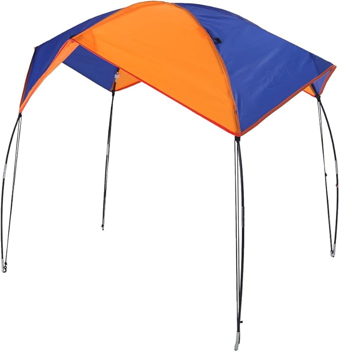 Boat Shade Canopy, 4 Persons Boat Sun Shade Shelter Boat Canopy Sun Awning for Inflatable Boat Raft Kayak ( 4 Persons)(Sui...