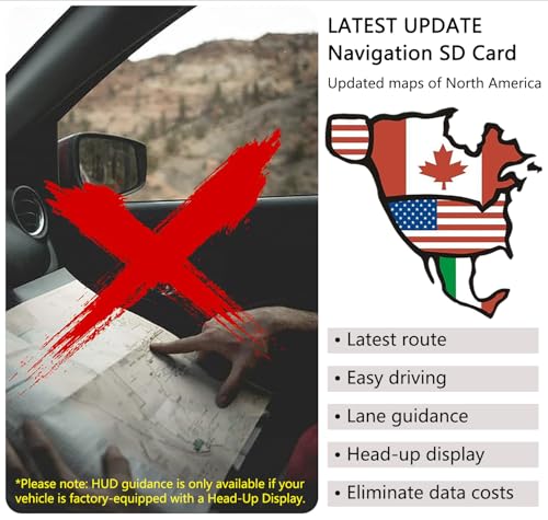 Upgraded Navigation SD Card - BHP166EZ1U, Compatible with 2016-2020 CX5 CX9, 2014-2018 3, 2016-2023 6 CX3 MX5, Latest USA/...