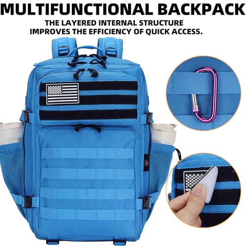Lovelinks21 45L Tactical Assault Backpack 3 day assault pack with Molle Waterproof backpack Rucksack for Tactical Backpack...