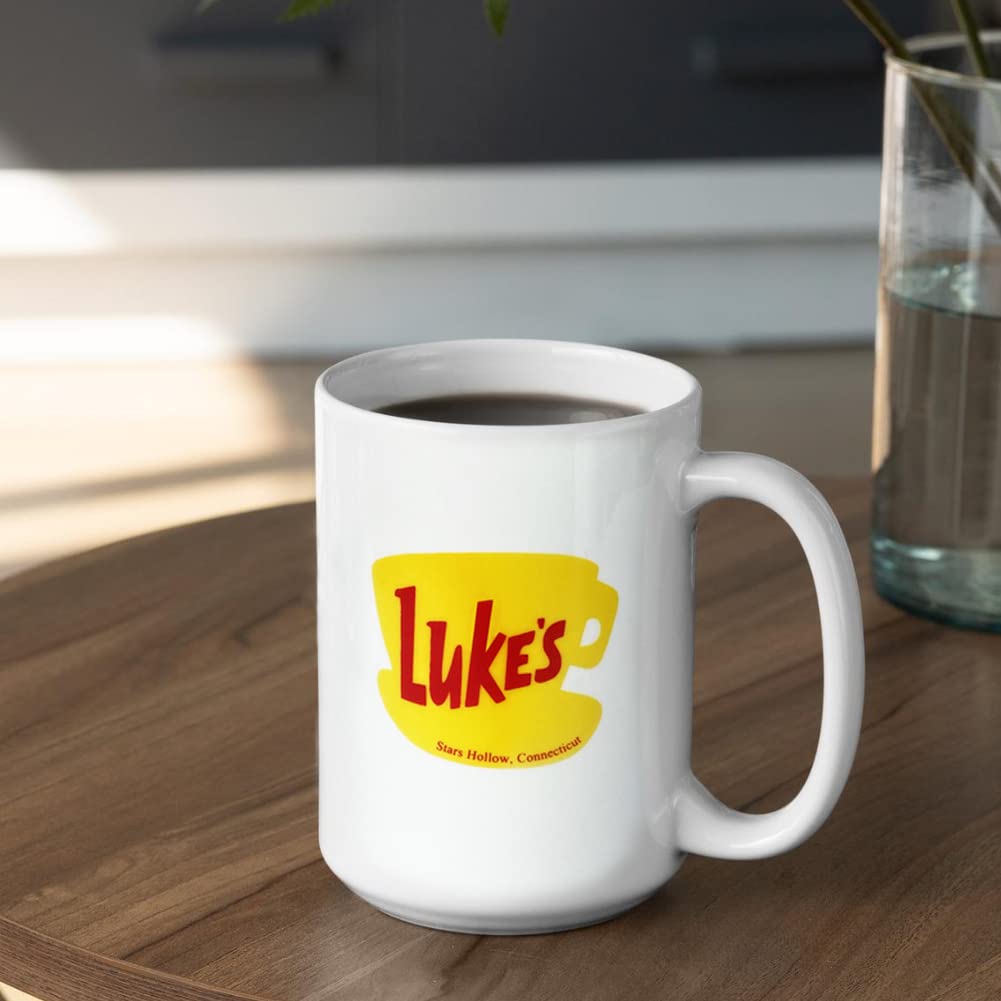 Luke's Diner 15oz Coffee Mug - Novelty Ceramic Cup, Fun Gift for Fans, Tea & Coffee Drinkers