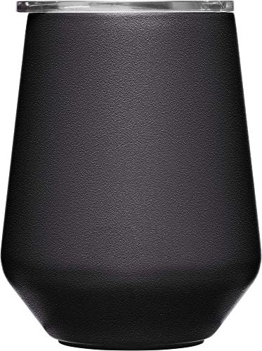 CamelBak Horizon 12oz Wine Tumbler - Insulated Stainless Steel - Tri-Mode Lid - Black