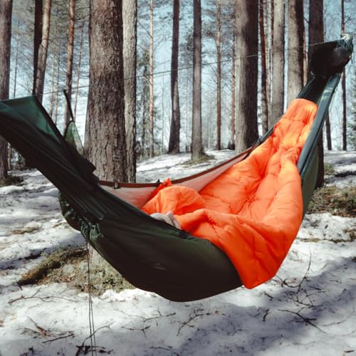 Sleeping Bag Topquilt with Inflatable Sleeping Pad, Warm Insulation Sleeping Quilt for Backpacking, Camping and Hiking