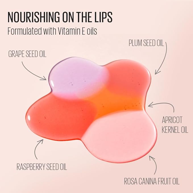 Kaja Juicy Glass Lip Plumping Oil | 02 Raspberry Refresher | Hydrating, Feel Plumped and Lightweight with Vitamin Tree Fruit Oil, Vegan, Cruelty-Free, Clear Tint Stain Shine Gloss Plumper