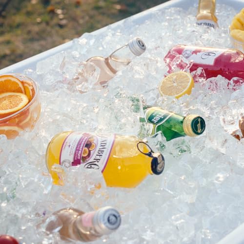 KOTEK Folding Ice Cooler Table with Matching Skirt, Drain Hose & Bucket, Foldable Buffet Beverage Cooler Server, Portable ...