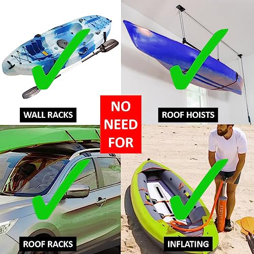 14ft Raptor Reel Yaks Modular Kayak| Go Tandem or Solo | Fin Drive Pedal Fishing Kayak | 520lbs Capacity | 3 Piece