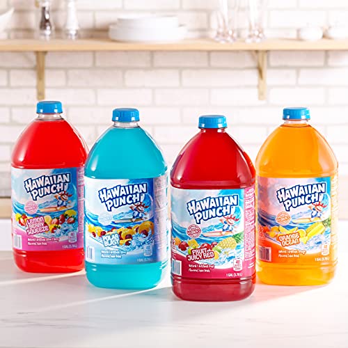 Hawaiian Punch Fruit Juicy Red Fruit Juice Drink, 10 Fl Oz Bottles, 24 Count (4 Packs Of 6), Ready-to-drink, On-the-go, Ca...