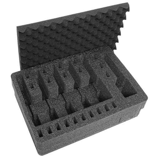 Case Club Foam Only to Fit Apache 4800 (Harbor Freight) - 6 Pistol Foam Set (6 Pistol)