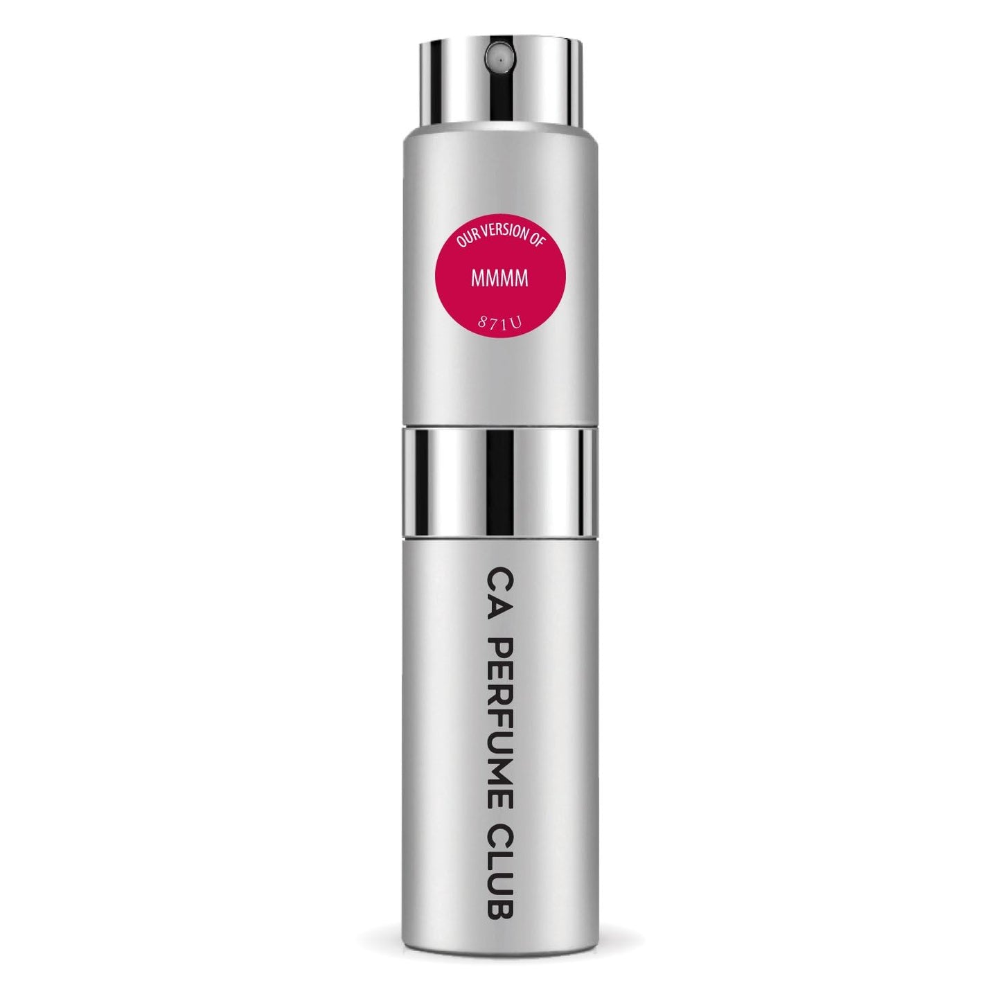 CA Perfume Impression of MMMM for Women and Men Vanilla Scent Long Lasting Unisex Fragrance Eau De Parfum Travel Size Refillable Atomizer Spray 0.27 Fl Oz 8ml