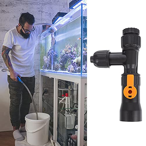 Balacoo Aquarium Water Changer Replacement, Plastic Faucet Type Water Changer for Aquarium Fish Tank, Faucet Nozzles Conne...