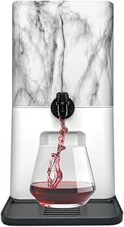 Bebly Box Drink Dispenser and Wine Dispenser | Marble Design | Insulated - No Sweating - No Watered Down Drinks - Simple -...