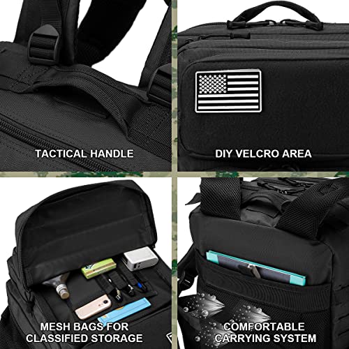 COSCOOA 50L Military Tactical Backpack for Men,Water Resistant Day Backpack Molle Army 3 Days Assault Pack Bug Out Bag,Hea...