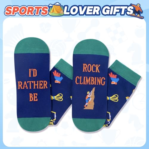 HAPPYPOP Sports Gifts for Men Women - Rock Climbing Running Gifts, Running Hunting Socks