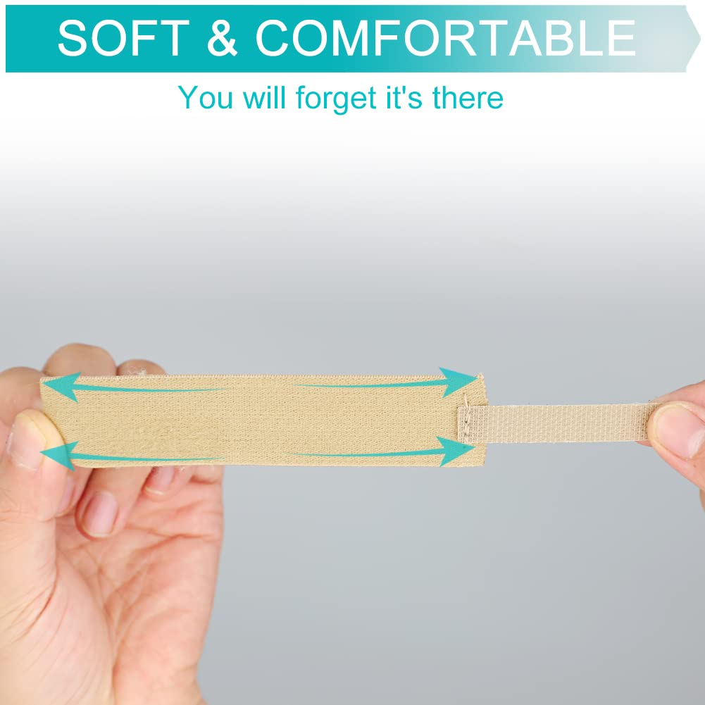Male External Catheter Strap Leak Free Penile Clamp Fully Adjustable Urinary Sheaths Fixer Band for Prostate Surgery Prostatectomy Reusable Washable Incontinence Supplies(Pack of 10)