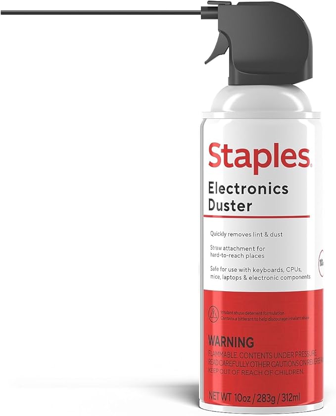 Staples Electronics Air Duster, 10 oz., 4/Pack