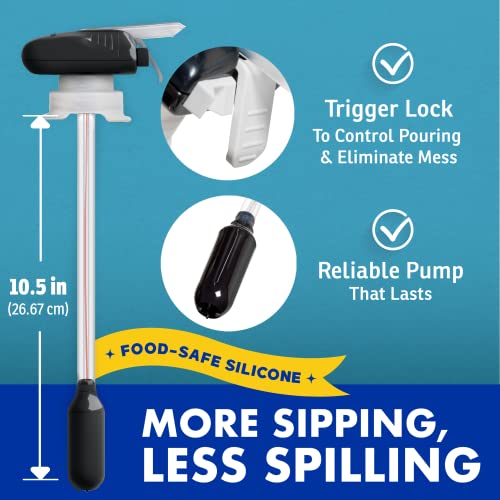 The Magic Tap Automatic Drink Dispenser - Hands-Free Beverage Dispenser for Fridge - Perfect for Milk, Juice - Gifts for W...