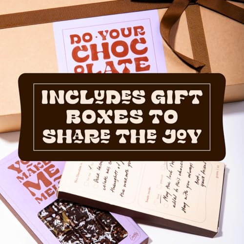 Craftly's Chocolate Making Kit: Create Delicious, Natural Chocolate at Home | Complete Set with Toppings | A Thoughtful Gi...