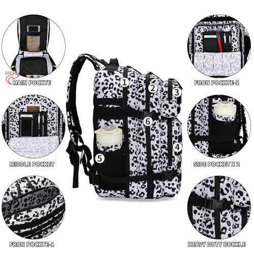 W WINTMING 25L Tactical Backpack for Men and Women Small Military Tactical Backpack Heavy Duty Molle Assault Pack Daypack ...