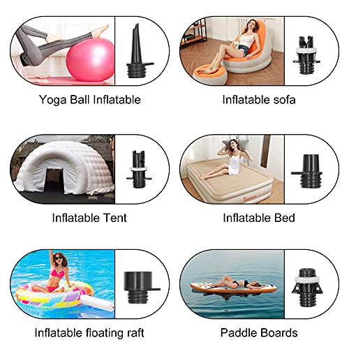 Rechargeable Sup Air Pump Electric Portable, 16PSI 12V with Battery, Stand Up Paddle Board Electric Pump Inflator/Deflato...