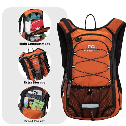 15L Insulated Hydration Backpack Pack with 2L Water Bladder Lightweight Hiking Backpack Bag for Women Men Daypack for Hiki...