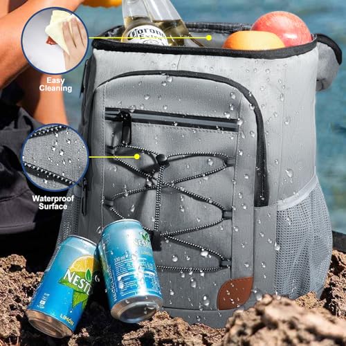 AMNOW Backpack Cooler Insulated Leak Proof for Men Women 36 Cans Soft Cooler Backpack Insulated Waterproof Large Capacity ...